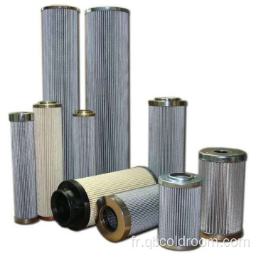 Élément de filtre hydraulique de réfrigération en acier inoxydable